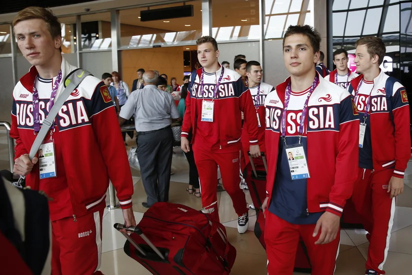​Сборная России по спортивной гимнастике прибыла в Баку
