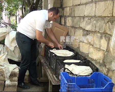 Azərbaycanda kustar üsulla süzmə və kəsmik məhsulları istehsalı aşkar olunub - FOTO