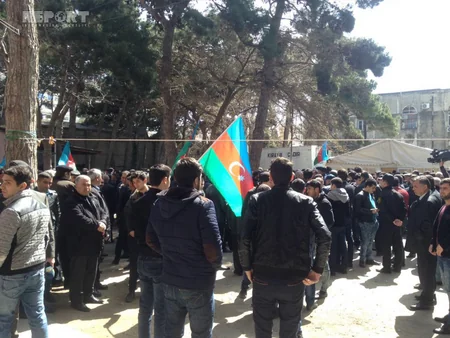 Azərbaycan ordusunun şəhid olan əsgəri dəfn olunub - FOTO