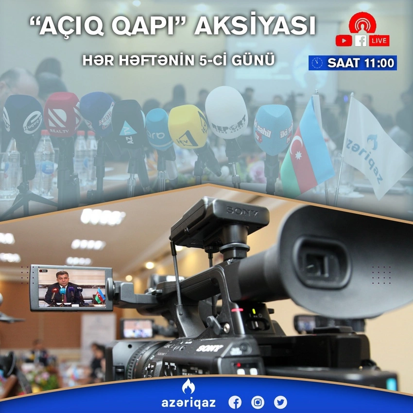 Sabah “Azəri̇qaz”da medi̇a və QHT-lərlə növbəti̇ görüş olacaq