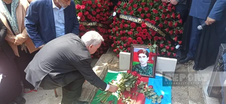 Sumqayıtda Birinci Qarabağ müharibəsinin şəhidi Cavid Ələkbərov dəfn edilib - YENİLƏNİB