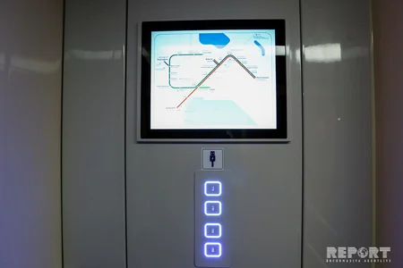 Bakıya yeni gətirilmiş metro qatarının təqdimatı keçirilib - FOTOREPORTAJ