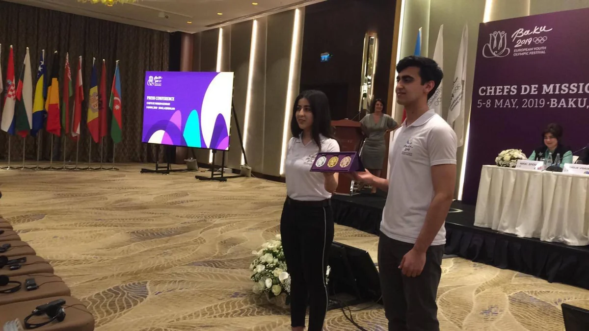 Bakı 2019 XV Avropa Gənclər Yay Olimpiya Festivalının medalları nümayiş olunub