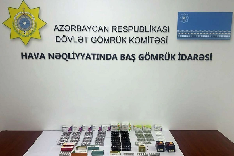 Azərbaycan gömrükçüləri dərman vasitələri aşkar edib
