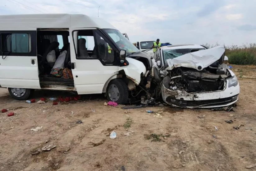 Türkiyədə ağır yol qəzası olub, xəsarət alanlar var