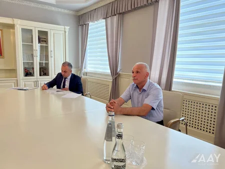 Saleh Məmmədov Zaqatalada vətəndaşları qəbul edib
