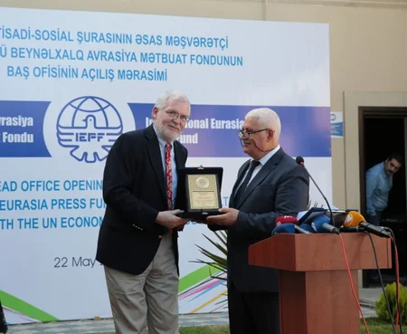 ​İlham Əliyev Beynəlxalq Avrasiya Mətbuat Fondunun ali mükafatına layiq görülüb