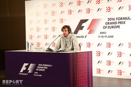 ​Fernando Alonso: Bakının yoxuşlu yolları pilotlar üçün asan olmayacaq