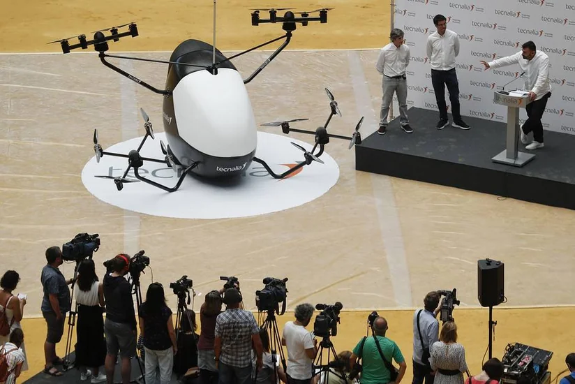 В Испании представили прототип беспилотного аэротакси - ФОТО