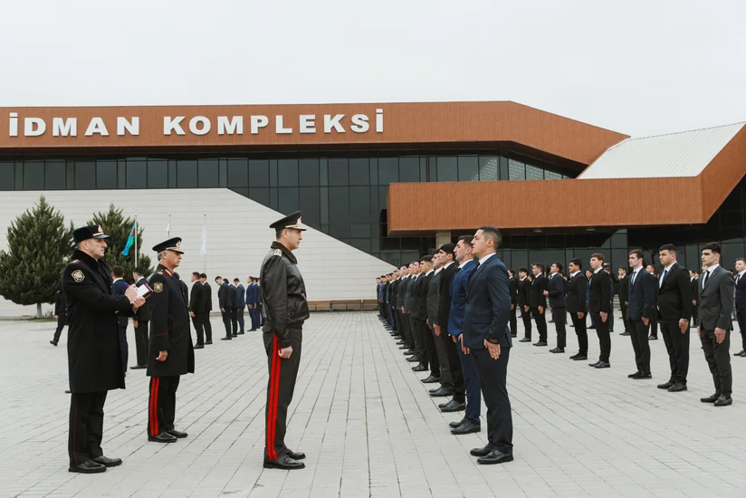 Vilayət Eyvazov Xaçmazda sıra baxışı keçirib
