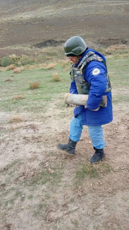 ANAMA Xızıda 168 ədəd partlamamış hərbi sursat aşkar edib