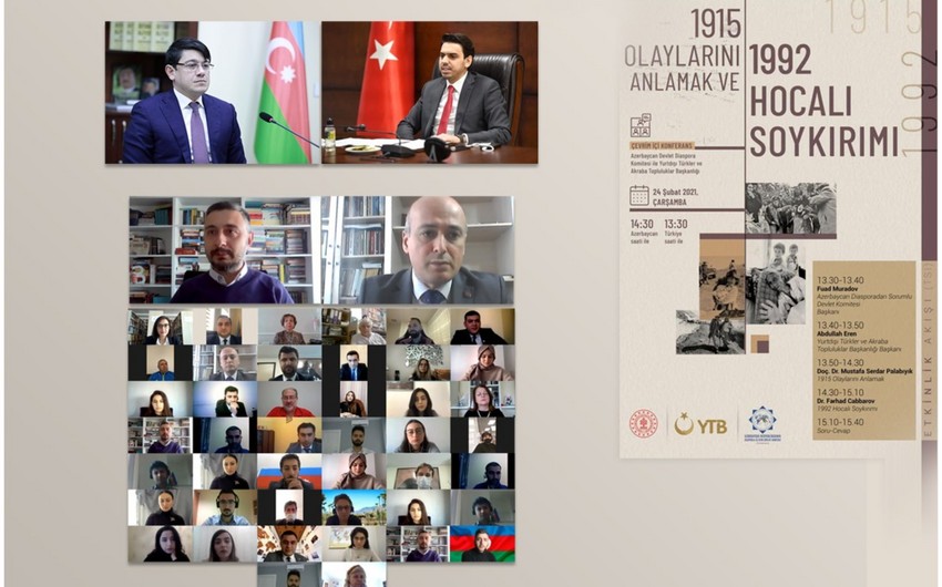 1915-ci il hadisələrini və 1992-ci il Xocalı soyqırımını anlamaq mövzusunda müzakirələr aparılıb