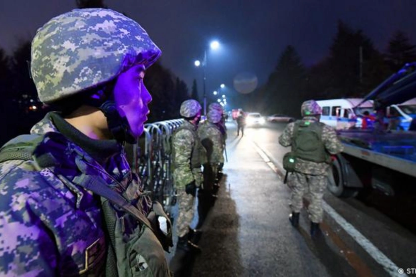 Foreigners protesting in Kazakhstan detained