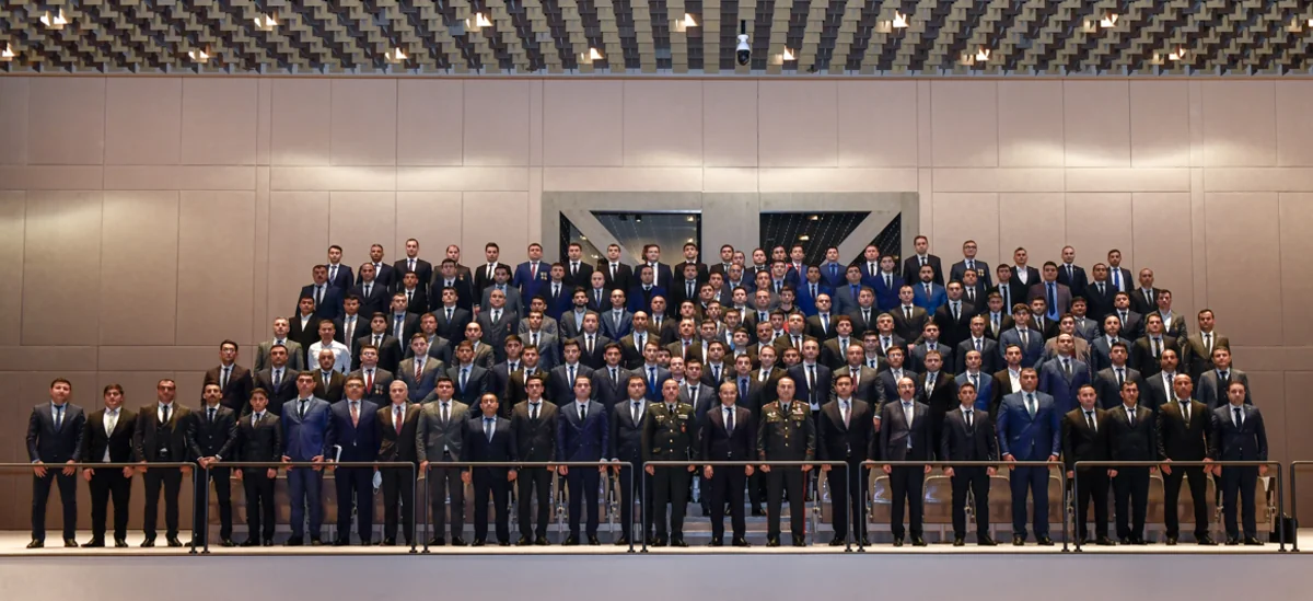 İqtisadiyyat naziri Vətən müharibəsində iştirak etmiş əməkdaşlarla görüşüb