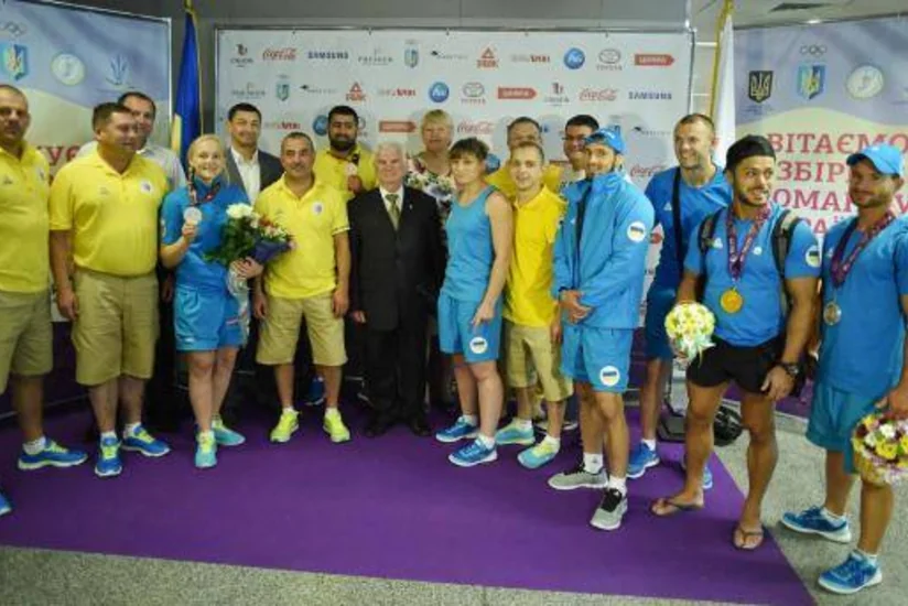 Диаспорские активисты в Украине встретились с чемпионом первых Европейских игр