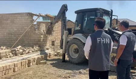 Abşeron və Şəmkirdə qanunsuz tikintilərin qarşısı alınıb