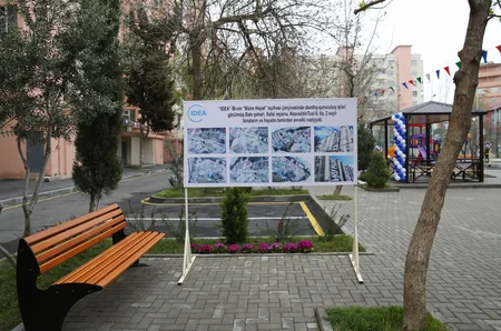 Bakıda “Bizim həyət” layihəsi çərçivəsində yeni həyət istifadəyə verilib