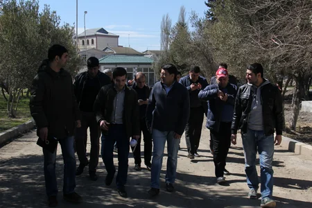 ​Neftçinin təlim-məşq bazasında ot örtüyü yenilənib