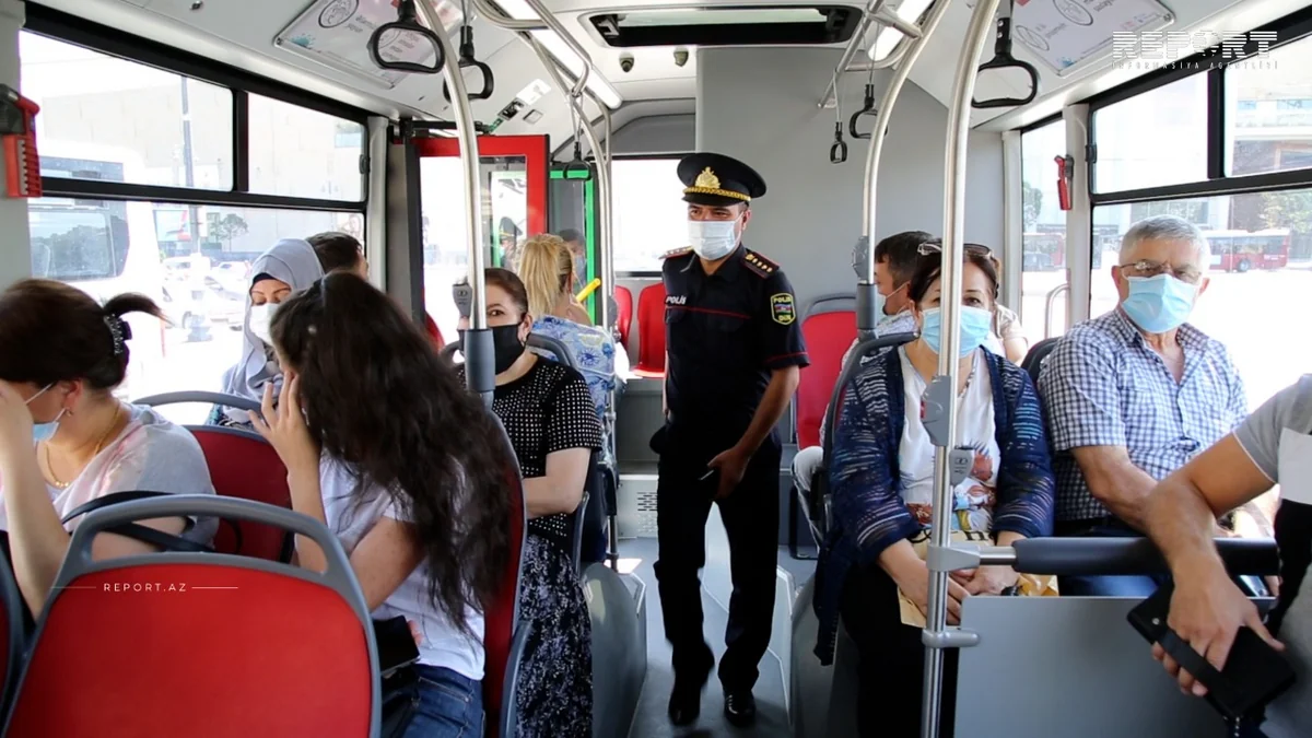 Bakı polisi qapalı yerlərdə və ictimai nəqliyyatda nəzarəti gücləndirib