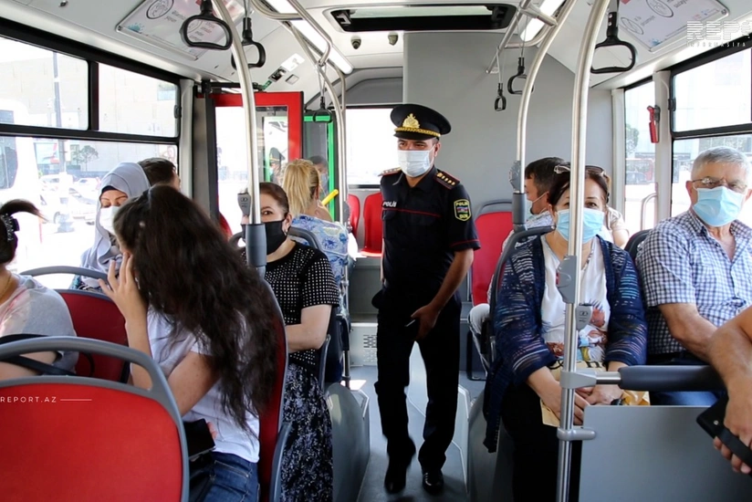 Bakı polisi qapalı yerlərdə və ictimai nəqliyyatda nəzarəti gücləndirib