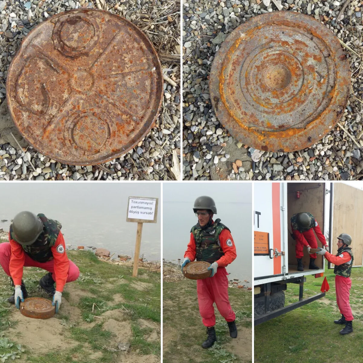 Ağstafada tank əleyhinə mina tapılıb