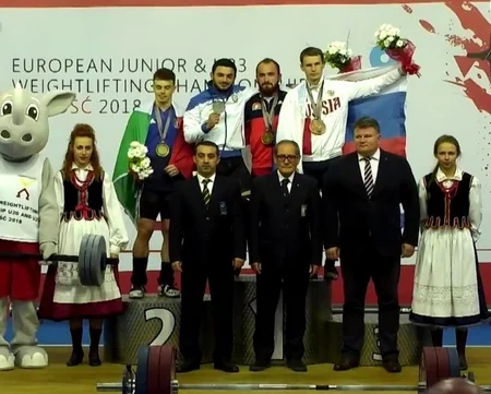 Azərbaycan atleti ağırlıqqaldırma üzrə Avropa çempionatında gümüş medal qazanıb