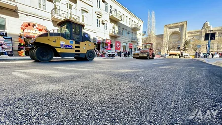 Bakının Füzuli küçəsinin bir hissəsində nəqliyyatın hərəkəti məhdudlaşdırılıb