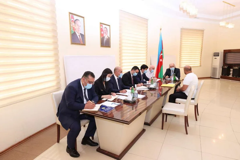 Şahin Bağırov Qazaxda vətəndaşları qəbul edib