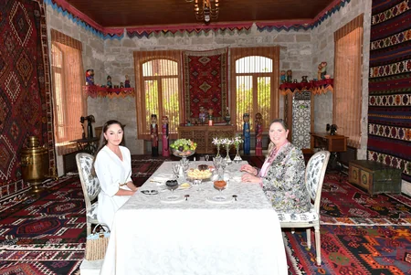 First Ladies of Azerbaijan, Israel visit Gala Archaeological-Ethnographic Museum Complex