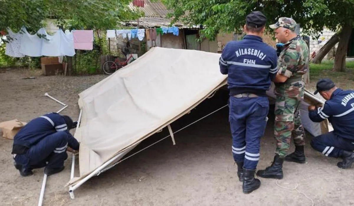 В Гахе паводок нанес урон частному дому