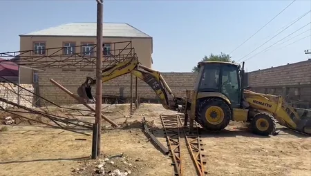 Bakıda daha bir qanunsuz tikintinin qarşısı alınıb