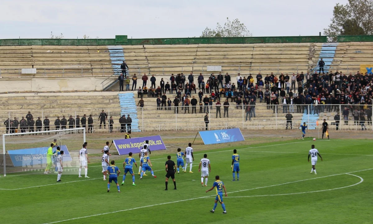 Gəncə şəhər stadionunda tablo problemi: Fors-major hallarda cərimə nəzərdə tutulmur