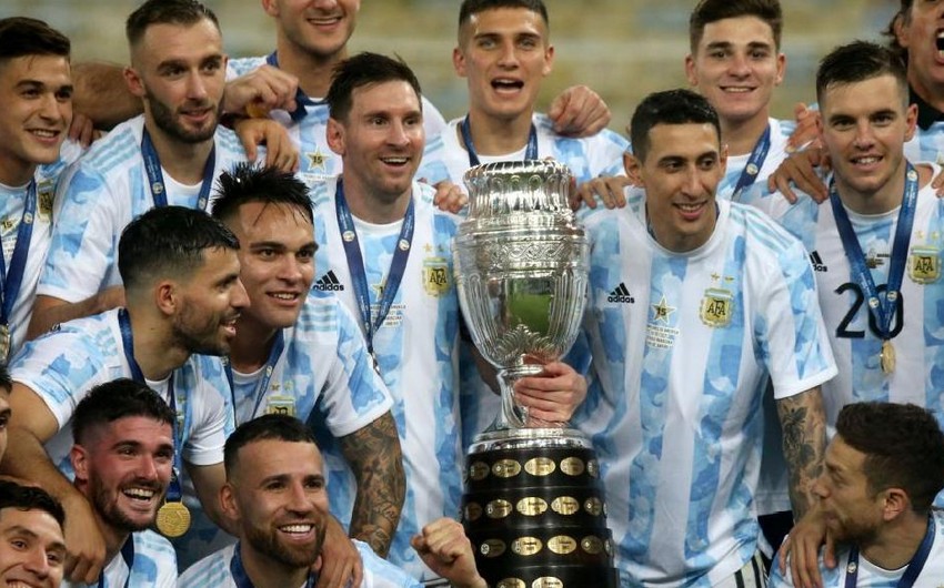 Argentina millisi Amerika Kubokunun qalibi olub