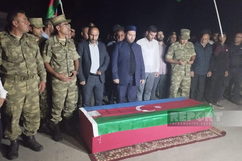 On dörd gündən sonra nəşi tapılan şəhid torpağa tapşırılıb