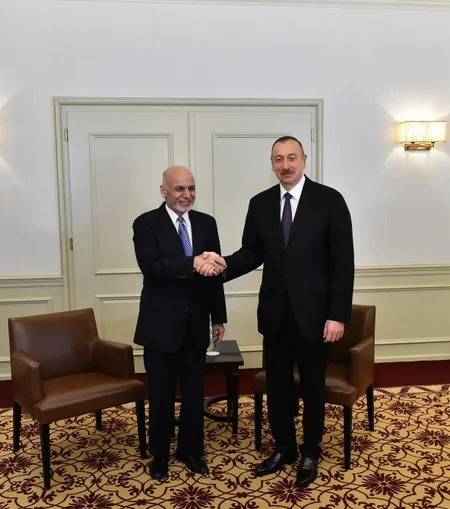 Münxendə Azərbaycan və Əfqanıstan prezidentlərinin görüşü olub