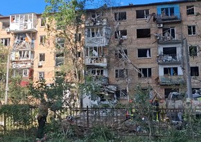 Rusiyanın kütləvi dron və raket hücumuna məruz qalan Ukraynadan FOTOREPORTAJ