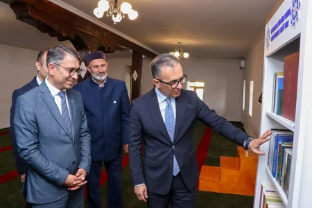 Ramin Məmmədov Qusardakı “Mustafa Kazdal” və Həsənqala kənd məscidlərini ziyarət edib