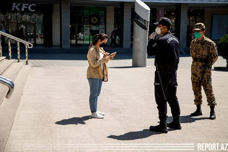 Bakıda polis naryadlarının sayı artırılıb - FOTOREPORTAJ