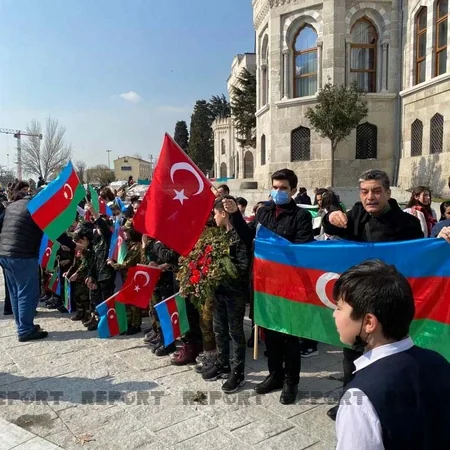 Beyazit meydanında Xocalı soyqırımının 30-cu ildönümü ilə əlaqədar aksiya keçirilib