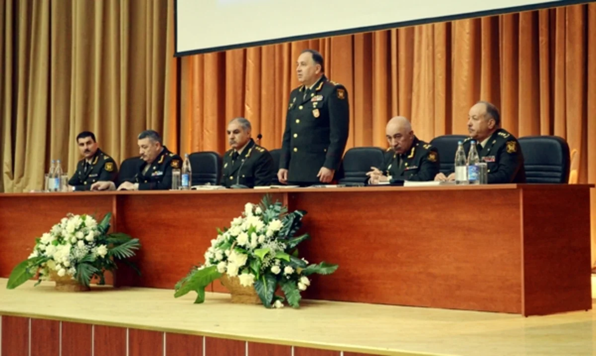 Azərbaycan Silahlı Qüvvələrinin şəxsi heyətlə iş üzrə komandir müavinlərinin toplantısı başlayıb