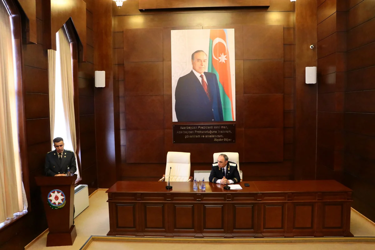 Azərbaycanın yeni Hərbi prokuroru kollektivə təqdim olunub