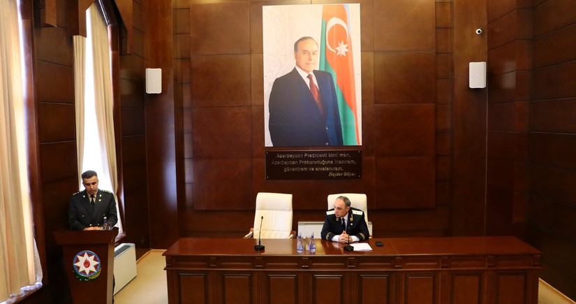 Azərbaycanın yeni Hərbi prokuroru kollektivə təqdim olunub