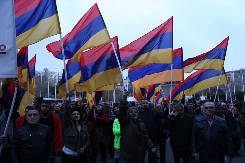 Yerevanda mənzil tələbi ilə etiraz aksiyası keçirilib