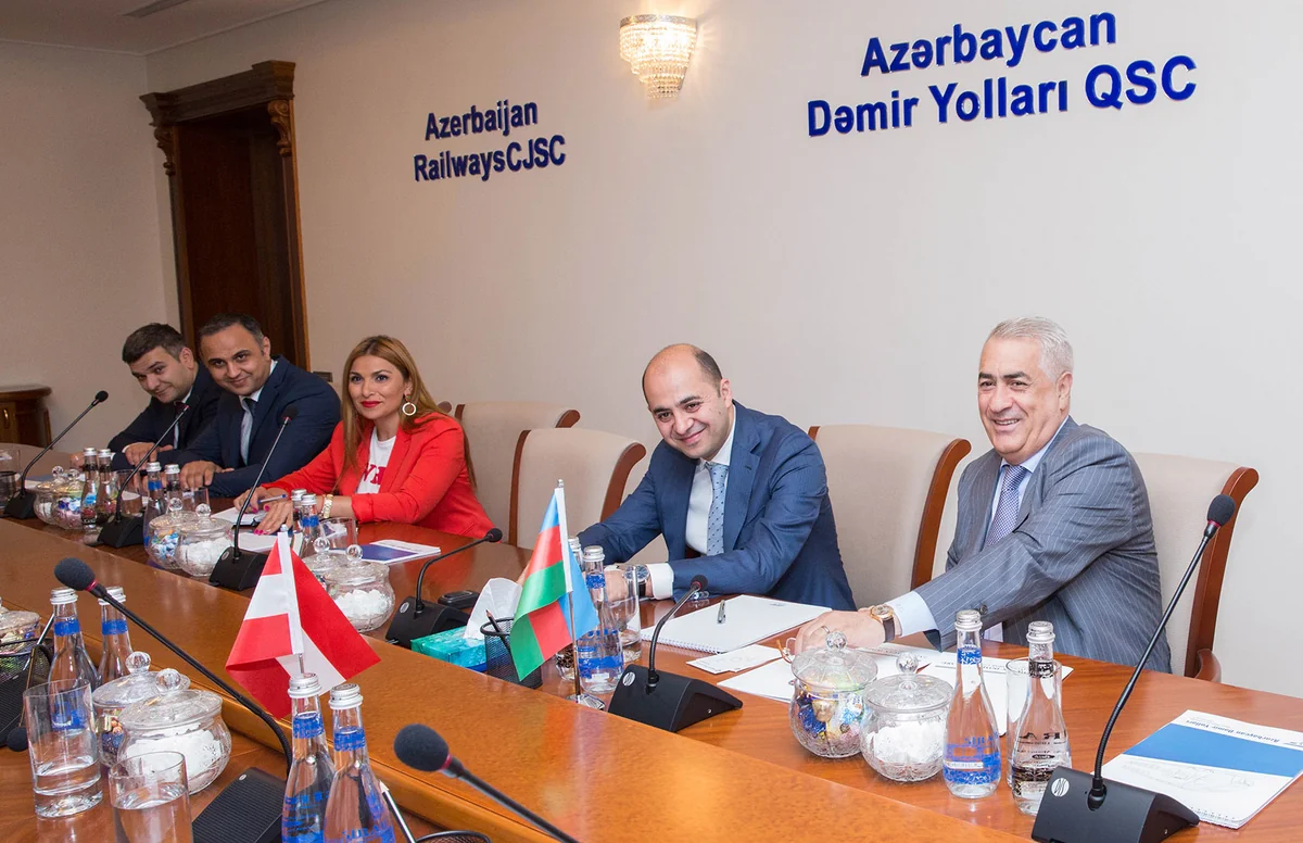 Azərbaycan Dəmir Yollarında Avstriya nümayəndə heyəti ilə görüş keçirilib