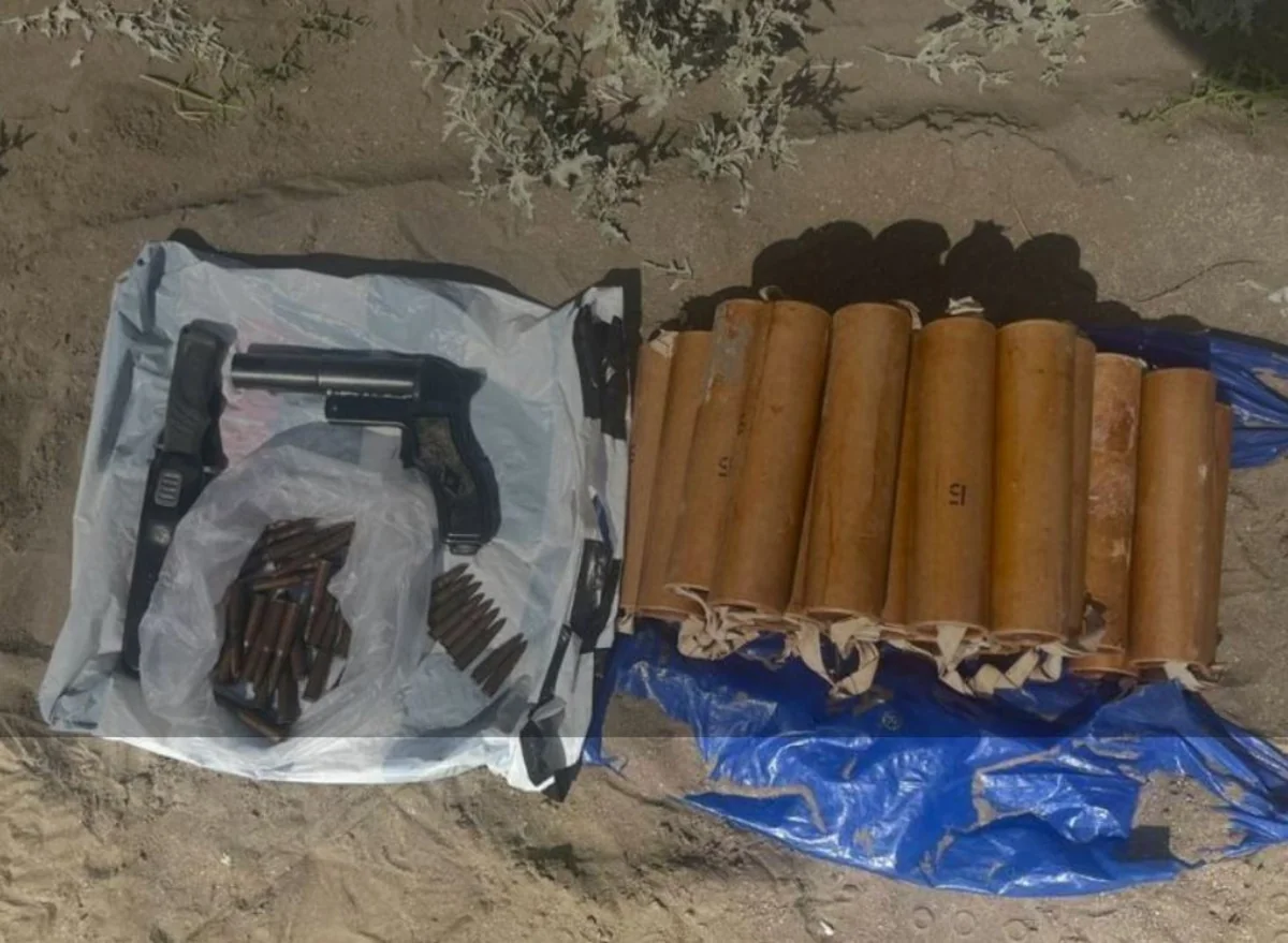 Şüvəlanda çimərlik ərazisində silahlar aşkar olunub