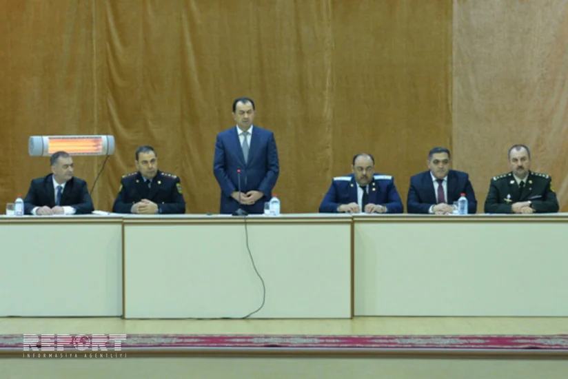Cəbhə xəttində baş verən hadisələrlə bağlı Lənkəranda ümumrayon toplantısı keçirilib - FOTO