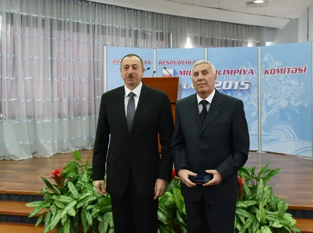 ​Prezident İlham Əliyev 2015-ci ilin idman yekunlarına həsr olunan mərasimdə iştirak edib