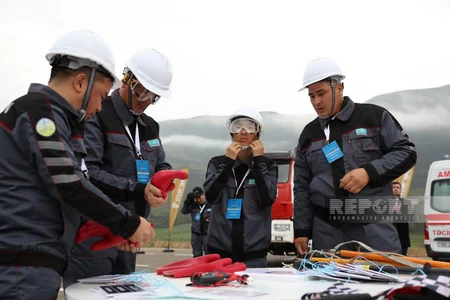 Hadrutda gənc energetiklərin I Beynəlxalq Peşə Ustalığı yarışması keçirilir