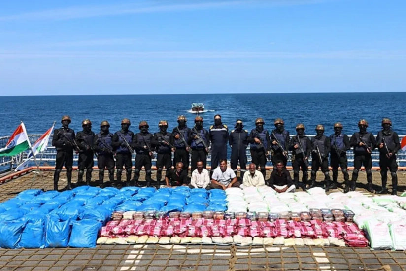 ВМС Индии перехватили судно с наркотиками у берегов Гуджарата