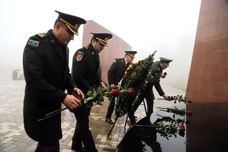 Zakir Hasanov visits Ata-Beyit National Historical and Memorial Complex in Bishkek